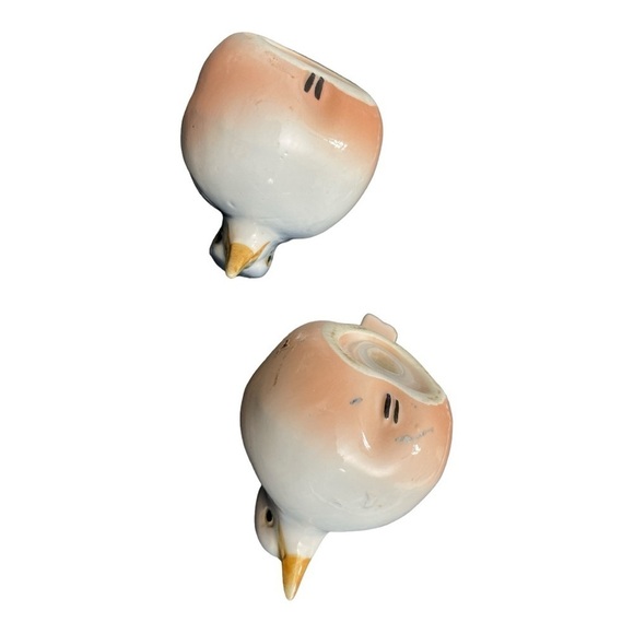 VINTAGE BLUE BIRD SALT AND PEPPER S&P SHAKERS BONE CHINA ARDALT MADE IN TAIWAN - Picture 10 of 13